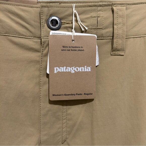 Patagonia Women’s Quandary Pants Size 10 Classic Tan – 30" Inseam – UPF 40+ NWT - Picture 2 of 5